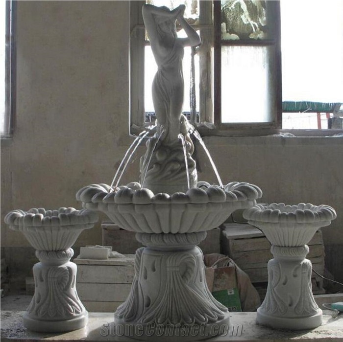 Outdoor Stone Garden Fountain Marble Fountain Water Fountain