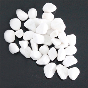 Pure Snow White Landscaping Pebbles for Garden
