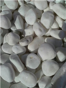 Pure White Pebble Stone, Cheap Cobblestones for Sale