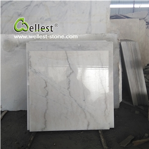 Natural Guangxi White Marble Polished Marble Floor Tile Indoor Building Material Wall Decorative Marble Tile