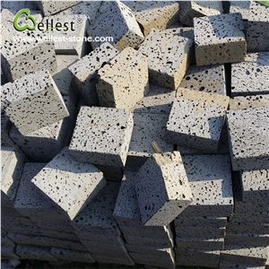 Natural Lava Stone Grey Basalt Tile for Floor Paver Outdoor Walkway Paving Stone Factory Price