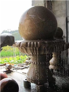Granite Ball Fountain for Garden