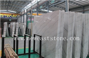 China Bianco Carrara White Guangxi Bai White Marble Tiles and Slabs Wholesale