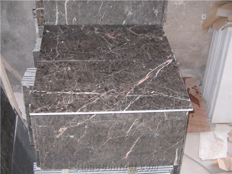 Classic Brown Marble Slabs & Tiles, China Brown Marble, China Nero Portoro,Chinese Classic Black and Gold