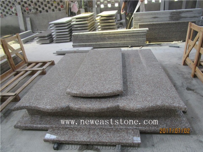 Factory Directly Offer G664 Bainbrook Brown Black Spots Brown Coffee Red Copper Brown Double Poland Granite Monument