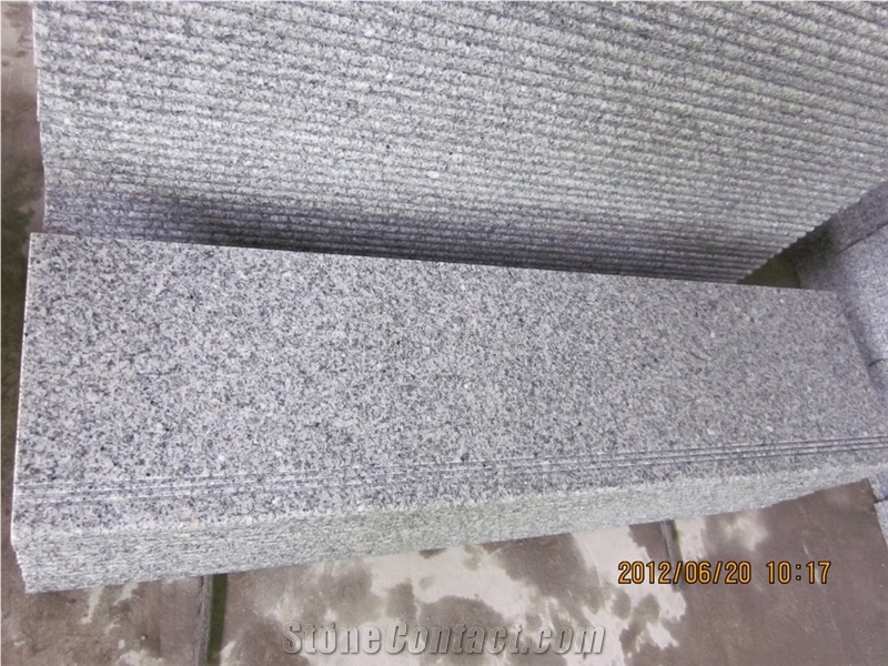 New G603/Crystal White/Padang Light Granite Polished Steps, Stair Riser, Stair Treads, Staircase