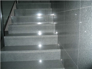 New G633/Padang Hell/Sesame White Granite Steps, Stair Riser, Stair Treads, Staircase