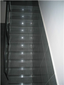 New G633/Padang Hell/Sesame White Granite Steps, Stair Riser, Stair Treads, Staircase