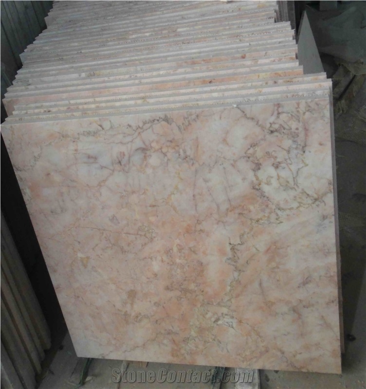Red Jade Marble Slabs & Tiles, China Red Marble, Red Cream Marble, China Coral Red Marble