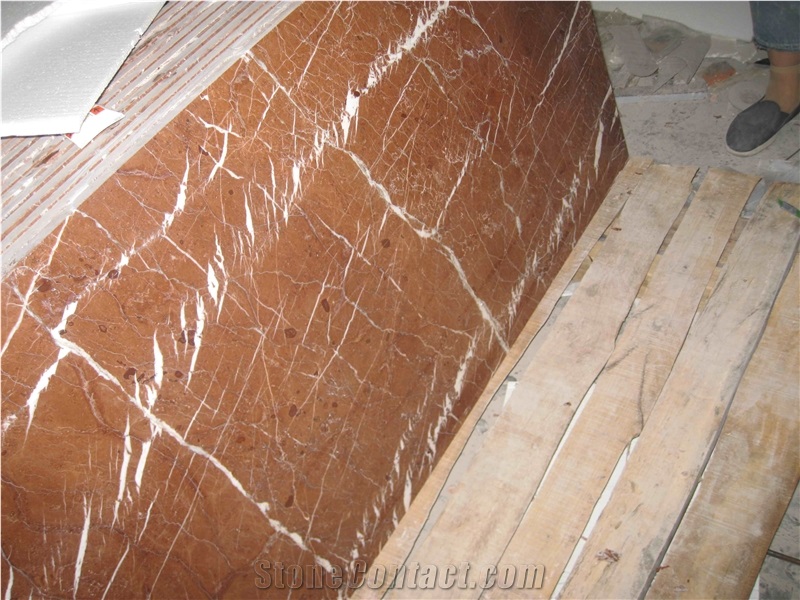 Rojo Coral Marble Slabs & Tiles, Chinese Rosa Allicante, Rosso Marble, Coral Red
