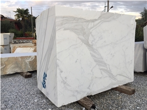 Calacatta Gold Marble Block, Italy White Marble