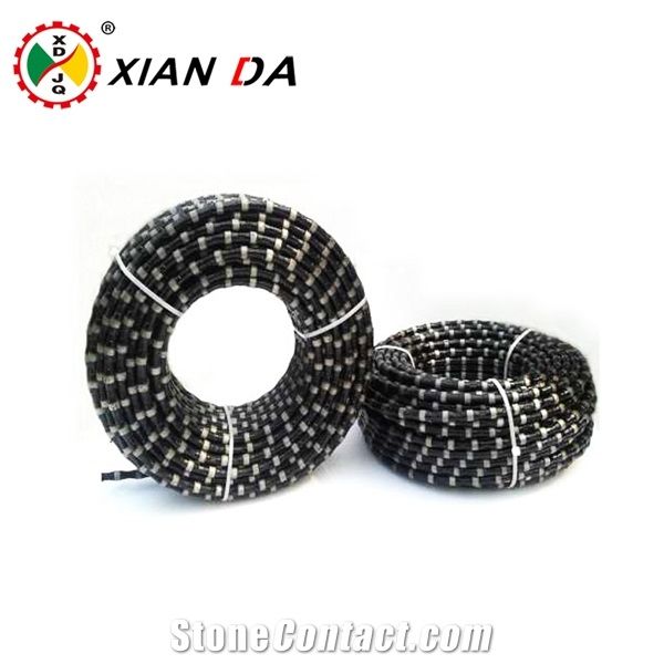 Diamond Wire 11.5mm for Marble Granite Quaries, Stone Cutting Wire Saw, Diamond Tools for Granite,Marble Quarrying