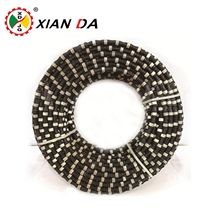 Diamond Wire Saw for Sandstone Granite Marble Concrete Wire Saw Cutting with Sintered Wire Saw Bead Use Diamond Wire