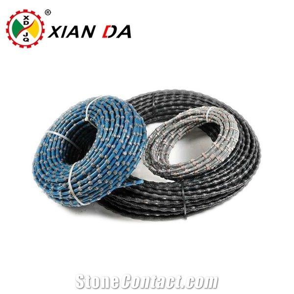 Plastic Diamond Wire Rope Saw,Diamond Wire for Granite Profiling,Diamond Cutting Rope for Ganite Dressing,Professional Diamond Tools