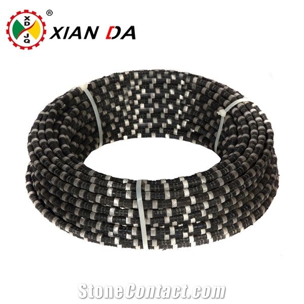 Wire Saw Machine Use Diamond Rope for Granite Marble Cutting,Stone Diamond Tools,Diamond Wire Saw,11.5mm Diamond Wire Beads