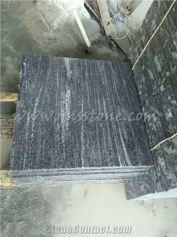 China New Granite / G302 / Fantasy Wood / Nero Santiago / Tiles and Slabs / Interesting Veins