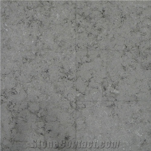 Jerusalem Gray Stone Tiles & Slabs, Grey Polished Limestone Flooring Tiles, Walling Tiles