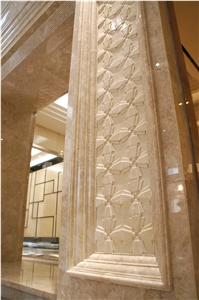 Cnc 3d Composited Laminated Marble Wall Panels