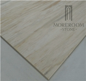 Wood Grain Royal White Grey Vein Marble Tiles Temple Design for Home