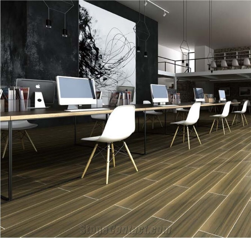 Wood Look Ceramic Floor Tile,Bathroom Tile 3d Ceramic Floor Tile