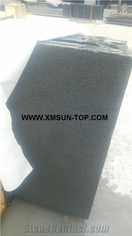Bush Hammered Shanxi Black Granite Tile& Cut to Size/China Black Granite Panel/North Mountain Black Granite Paver/China Absolute Black Granite Tile