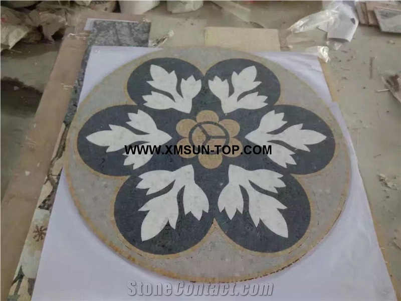 Flower Patterns Mosaic Medallions/Round Medallions/Composited Medallion/Floor Medallions/Interior Decoration/Rosettes/Carpet Medallions