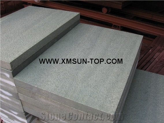Green Sandstone Tiles/Green Sandstone Cut to Size/Green Sandstone Floor Tiles/Sandstone Wall Tiles/Green Sandstone for Wall Cladding&Flooring