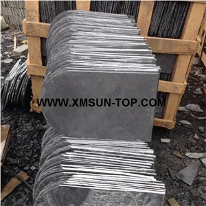 Grey U-Shape Roof Tiles/Grey Roofing Tile with One Chiselled Edges/Grey Roof Covering/Grey Roof Coating/Grey Slate Tile for Roof Paving/Building Stone