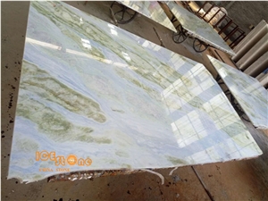 Changbai White Jade Chinaese Blue Moon River Marble Slabs and Tiles Own Factory and Quarry Owner with Ce Certificate Wall Cladding,A Grade Natural