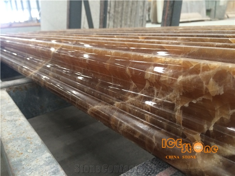 China Brown Onyx, Chinese Slabs&Tiles,Gold Brown,Interior Wall and Floor Applications