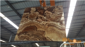 China Classic Onyx Marble,Chinese Brown Slabs & Tiles,Interior Wall and Floor Applications