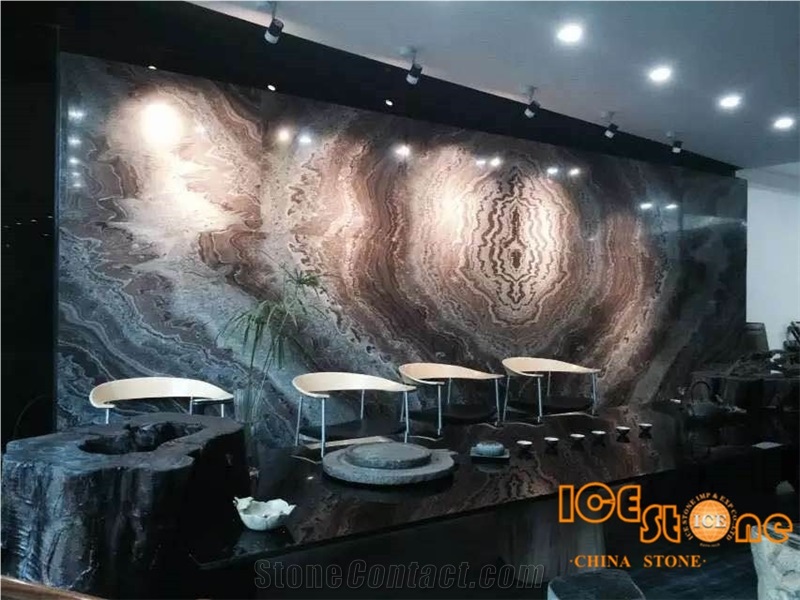 China Cordillera Brown Wood Vein Marble,Chinese Brown Wooden,Colorful,Bookmatch,Exterior - Interior Wall and Floor Applications,Countertops,Wall