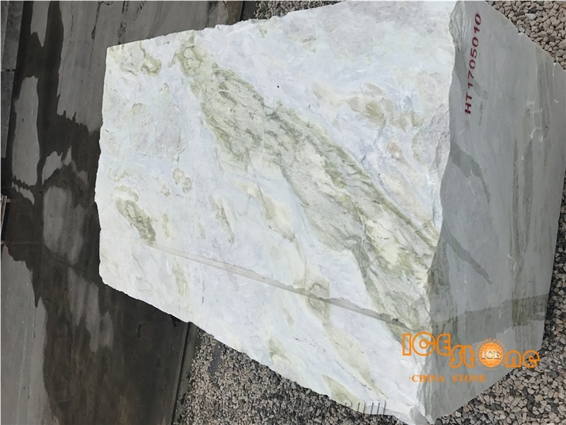 China Marble Blocks,Chinese Moon River Block,Grade Nature Stone,Use Italy Machine to Cut,Cut to Size,Green Marble Blocks,Own Blockyard,Factory,