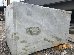 China Marble Blocks,Chinese Moon River Block,Grade Nature Stone,Use Italy Machine to Cut,Cut to Size,Green Marble Blocks,Own Blockyard,Factory,