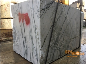 China Marble Blocks,Chinese White Marble Blcok,Aurora White Block,Nice Decorated Stone,Use Italy Machine to Cut ,Cut to Size,Own Factory &Block Yard