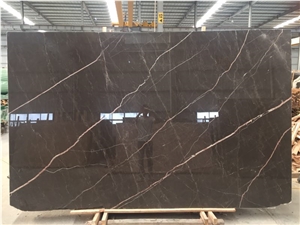 Chinese Brown Black Marble Slabs for Wall and Floor, Good Pattern for Hotel Project Decoration, Chinese Natural Stone Cut to Countertops, Vanity Tops