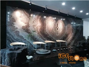 Chinese Colorful Bookmatch Stone China Cordillera Multicolor Marble Slabs & Tiles Suitable for Wall Floor Covering