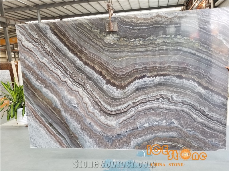 Chinese Grey Blue Wooden Marble Tiles & Slabs;Cordillera New Quarry Wall and Floor Covering Tiles;Exclusive Quarry Agent Own Quarry Large Quantity