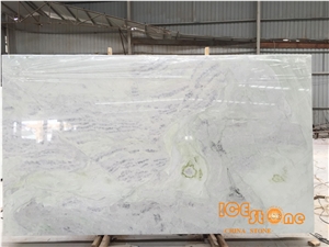 Chinese Light White Jade Blue & White Onyx Transparency Slabs&Tiles Stones for Project Wall Floor Covering Bathroom Decoration