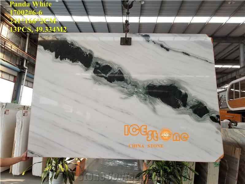 Panda White/Black and White/China Landscape Paintings Marble/Bookmatch/Slabs/Tiles/Cut to Size/Exterior/Interior Wall and Floor/Polished