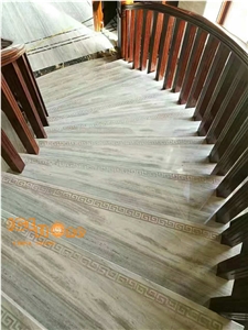 Platinum Wood/Birkin Blue Wood Marble Slabs and Tiles/Light Blue Color/Can Do 1cm Tile/Big Quantity/Stable/Floor Cover/Wall Covering/Hotel Design