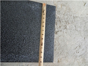 G684 China Fuding Black Pearl Basalt Leather Finish Antique Look Tiles