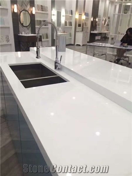 Man Made Marble Nano Glass Stone Panel For Bathroom Counter