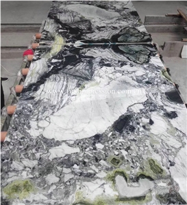 Beatiful Green Marble/ Beauty White Marble Slabs & Tiles/ Luxury Marble/ Cold Jade/ Colorful Jade Marble Slab/ Ice Connect Marble Big Slabs