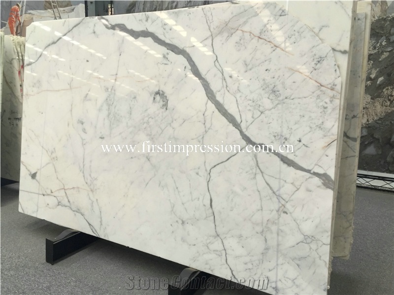 Bianco Carrara White Marble Slabs & Tiles/ Italy White Marble/ Statuario White Marble/ Snowflake White/ Bianco Statuario Venato/ Snowflake White