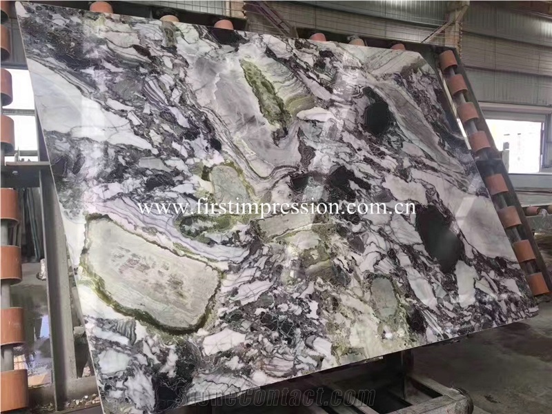 Cool Green Marble/ Beauty White Marble Slabs & Tiles/ Luxury Marble/ Cold Jade/ Colorful Jade Marble Slab/ Ice Connect Marble Big Slabs