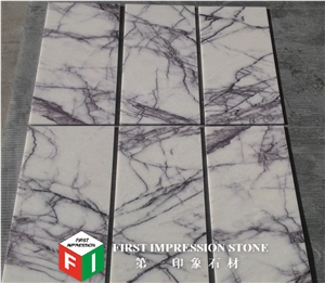 High Quality & Best Price Lilac White Marble Slabs & Tiles/ New Polished Floor Covering Tiles/ Walling Tiles/ Turkey Marble Big Slabs