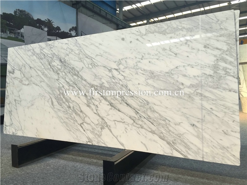 High Quality Statuario White Marble/ Snowflake White/ Bianco Statuario Venato/ Arabescato Corchia Tile & Slab/ Italy Wihte Marble Big Slabs