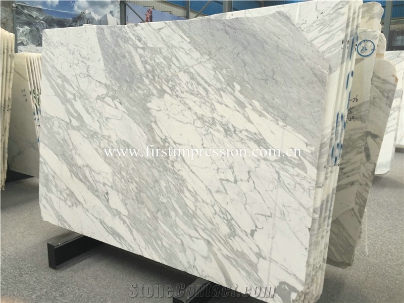 Italy Statuario White Marble/ Snowflake White/ Bianco Statuario Venato/ Arabescato Corchia Tile & Slab/ Italy Wihte Marble Big Slabs