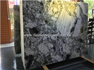 New Polished Beauty White Marble Slabs & Tiles/ White Beauty Luxury Marble/ Cold Jade/ Colorful Jade Marble Slab/ Ice Connect Marble Big Slabs